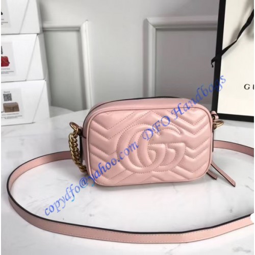 Gucci GG Marmont Matelasse Mini Bag GU448065A-pink – LuxTime DFO Handbags