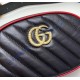 Gucci GG Marmont Matelasse Leather Belt Bag GU476434-black-red