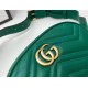 Gucci GG Marmont Matelasse Leather Belt Bag GU476434-green