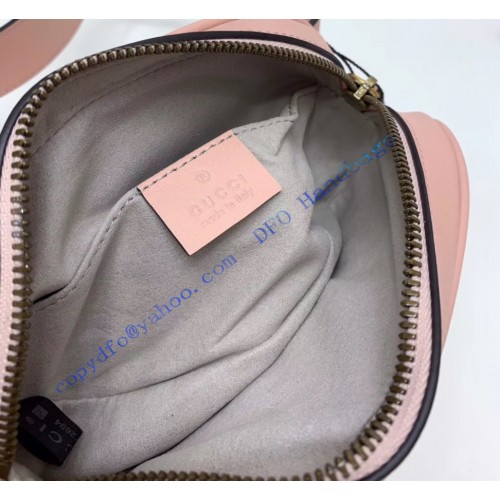 Gucci GG Marmont Matelasse Leather Belt Bag GU476434-pink – LuxTime DFO ...