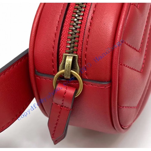 Gucci GG Marmont Matelasse Leather Belt Bag GU476434-red – LuxTime DFO Handbags