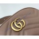 Gucci GG Marmont Matelasse Leather Belt Bag GU476434-tan