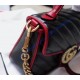 Gucci GG Marmont Mini Top Handle Bag GU547260-black-red