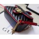 Gucci GG Marmont Mini Top Handle Bag GU547260-black-red