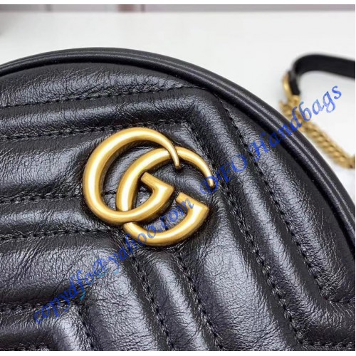 Gucci GG Marmont Mini Round Shoulder Bag GU550154-black – LuxTime DFO Handbags