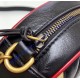 Gucci GG Marmont Mini Round Shoulder Bag GU550154-black-yellow