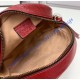 Gucci GG Marmont Mini Round Shoulder Bag GU550154-red