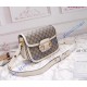 Gucci GG Supreme Horsebit 1955 shoulder bag GU602204C-white