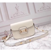 Gucci Leather Horsebit 1955 shoulder bag GU602204L-white