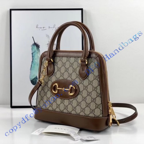 Gucci Horsebit 1955 Small Top Handle Bag GU621220C-brown – LuxTime DFO ...