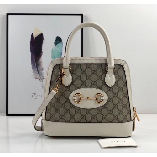 Gucci Horsebit 1955 Small Top Handle Bag GU621220C-white – LuxTime DFO ...