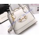 Gucci Horsebit 1955 Small Top Handle Bag GU621220L-white