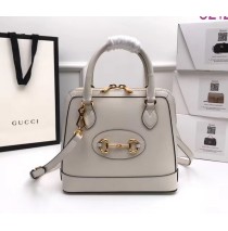 Gucci Horsebit 1955 Small Top Handle Bag GU621220L-white