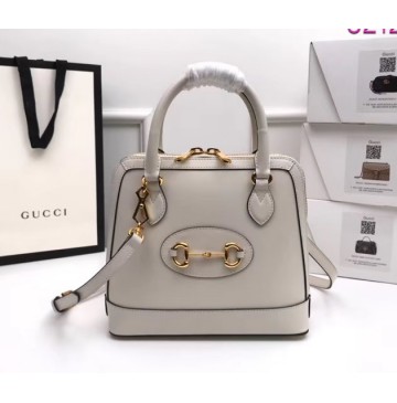 Gucci Horsebit 1955 Small Top Handle Bag GU621220L-white