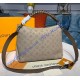 Louis Vuitton Mahina Beaubourg Hobo MM M56073-tan