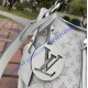 Louis Vuitton Mahina Beaubourg Hobo MM M56073-white