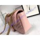 Gucci Small GG Marmont Matelasse Shoulder Bag Pink