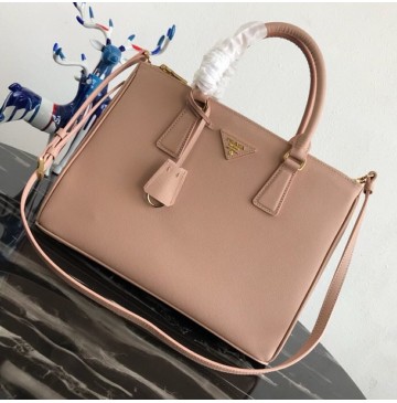 Prada Saffiano Leather Tote PD2274-light-pink