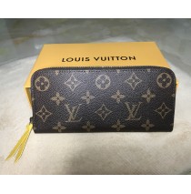 Louis Vuitton Monogram Canvas Clemence Wallet Mimosa M60744