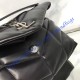 Saint Laurent LOULOU PUFFER Small bag in quilted lambskin YSL577476B-black