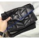 Saint Laurent LOULOU PUFFER Small bag in quilted lambskin YSL577476C-black
