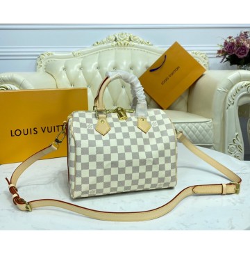 Louis Vuitton Damier Azur Speedy Bandouliere 25 N41000