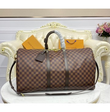 Louis Vuitton Damier Ebene Keepall 55 N41414