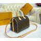 Louis Vuitton Monogram Canvas Speedy 25 with Shoulder Strap M40390