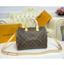 Louis Vuitton Monogram Canvas Speedy 30 with Shoulder Strap M40391