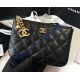 Chanel Quilted Coin Purse in Lambskin CW50168-A-black