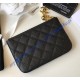 Chanel Quilted Coin Purse in Caviar Leather CW50168-AB-black