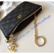 Chanel Quilted Coin Purse in Caviar Leather CW50168-AB-black