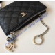 Chanel Quilted Coin Purse in Caviar Leather CW50168-BB-black