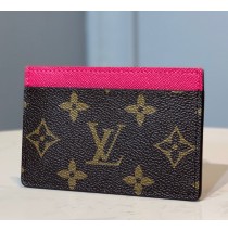 Louis Vuitton Monogram Canvas Card holder M60703-rose