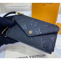 Louis Vuitton Monogram Empreinte Leather Card Holder Recto Verso M69421-black