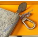 Louis Vuitton Mahina Leather Key Pouch M69508-light-gray