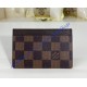 Louis Vuitton Damier Ebene Card holder N61722-brown