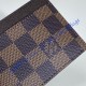 Louis Vuitton Damier Ebene Card holder N61722-brown