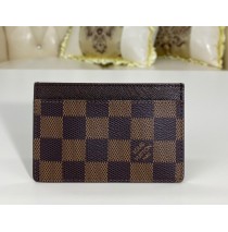 Louis Vuitton Damier Ebene Card holder N61722-brown