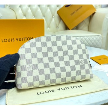 Louis Vuitton Damier Azur Cosmetic Pouch GM N23346