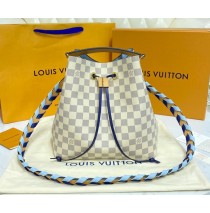 Louis Vuitton Damier Azur NeoNoe MM with Braided Strap N50042 