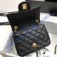 Chanel Mini Quilted Square Bag in Lambskin C1786-black