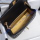 Chanel Mini Quilted Rectangular Bag in Lambskin C1787-black
