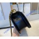 Chanel Boy Medium Quilted Flap Bag in Lambskin C67086A-black