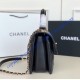 Chanel Flap Bag with Top Handle C92236A-black