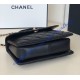 Chanel Flap Bag with Top Handle C92236A-black