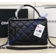 Chanel Flap Bag with Top Handle C92236B-black