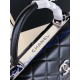 Chanel Flap Bag with Top Handle C92236B-black