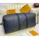 Louis Vuitton Monogram Eclipse Canvas Keepall 50 Bandouliere M40568