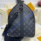 Louis Vuitton Monogram Eclipse Canvas Keepall 50 Bandouliere M40568